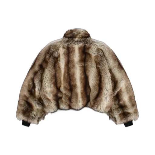 Exaggerated Shoulder Fur N2B / Blk