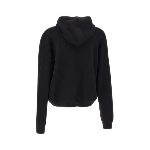 Heliot Emil Zipped Knitted Hoodie