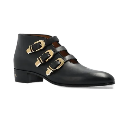 Gucci Embellished Ankle Boots