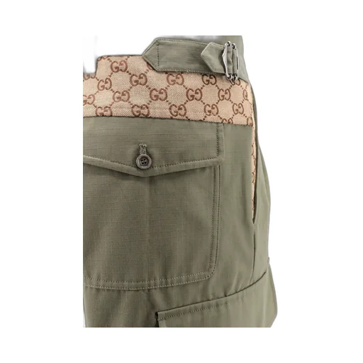 Gucci Gg Wide-Leg Cargo Pants