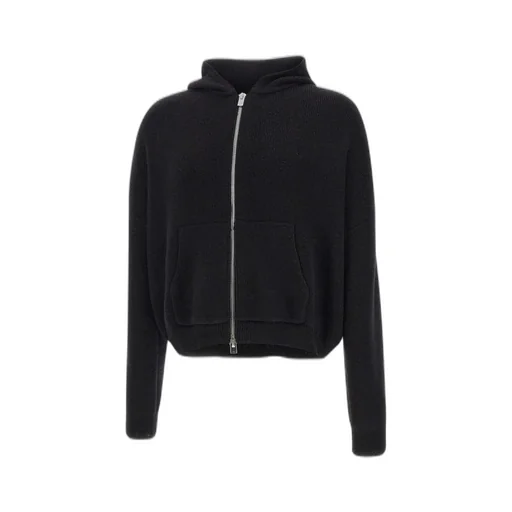 Heliot Emil Zipped Knitted Hoodie