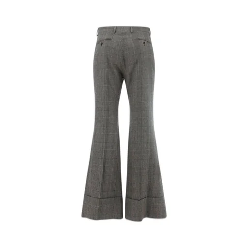 Gucci Houndstooth Flared Tailored Trousers