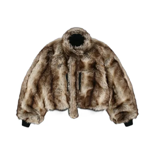 Exaggerated Shoulder Fur N2B / Blk