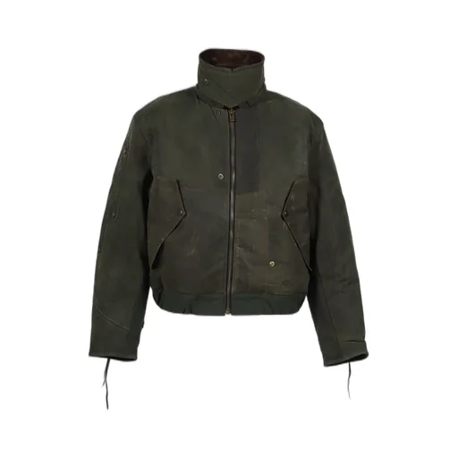 Bomber Patchwork Jacket / Grn