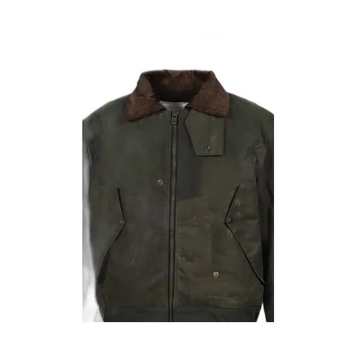 Bomber Patchwork Jacket / Grn