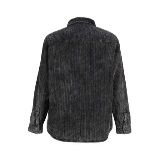 Corduroy Padded Overshirt / Blk