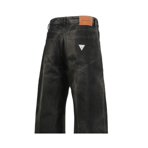 Denim Wide Leg Pant / Blk Vein