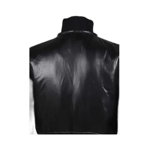 Shiny Nylon Shrunken Jacket / Blk