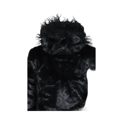 Faux Fur Bomber Jacket / Blk