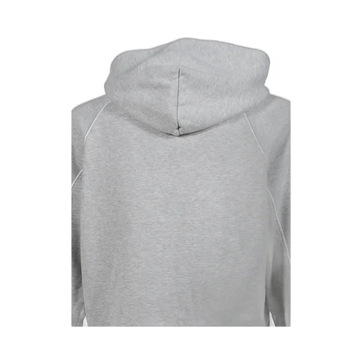 Gray Marl Ecstasy Piped Hoodie / Gry