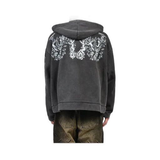 Sacred Being Zip Up / Coal