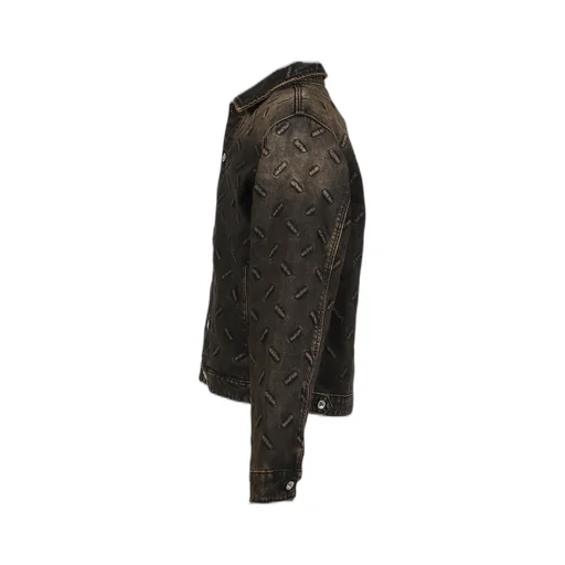 Thread Plate Jacket / Coal, Tan