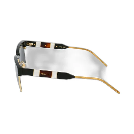 Gucci Eyewear Half-Rim Squared Sunglasses