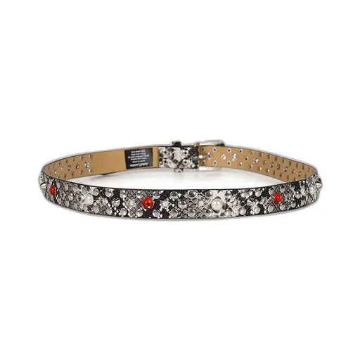 Snake Star Studded Belt / Gry Multi