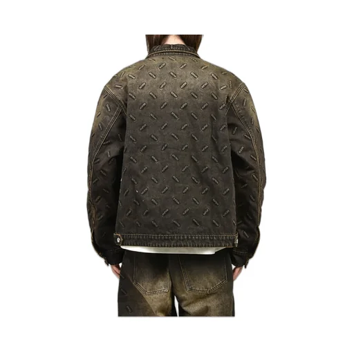 Thread Plate Jacket / Coal, Tan