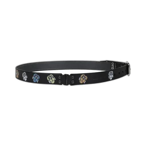 Finesse Pup Print Belt / Black
