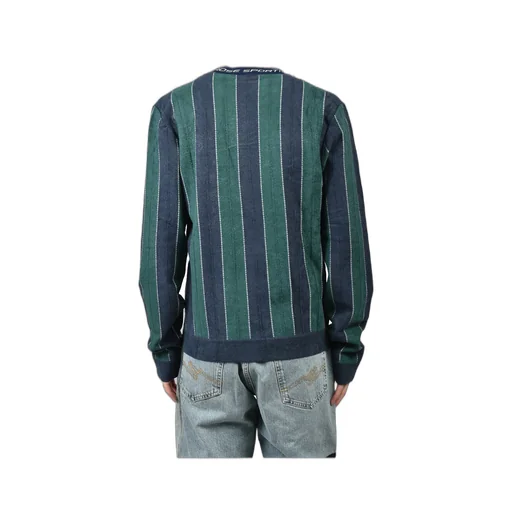 Sporty Logo Crew Neck / Grn Nvy