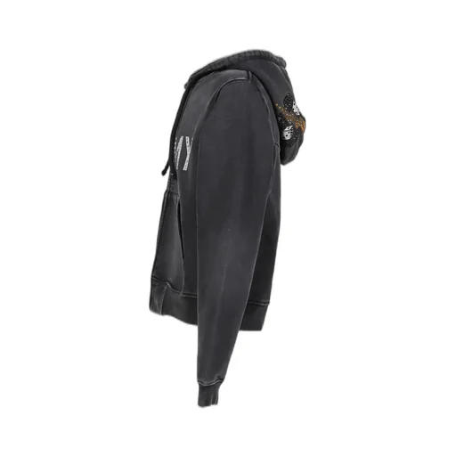 Army Zip Hoody / Black
