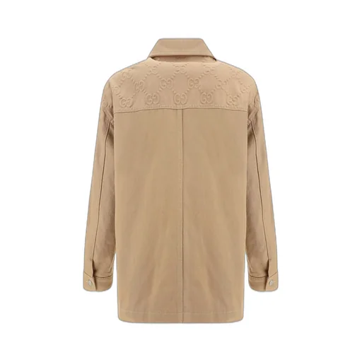 Gucci Gg Detail Denim Jacket