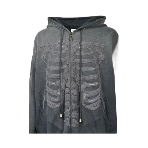 Zip Hoodie / Black