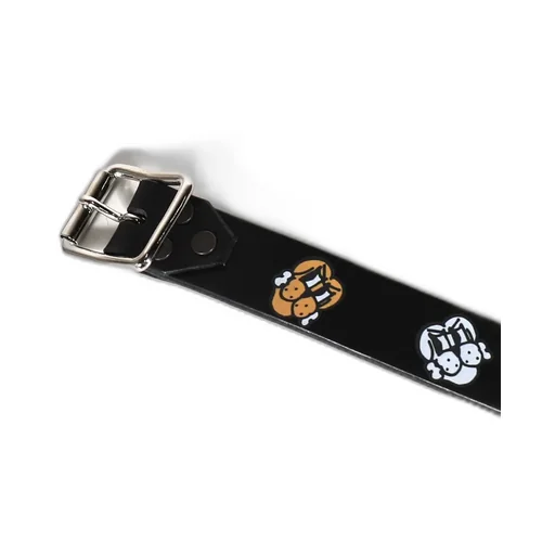 Finesse Pup Print Belt / Black