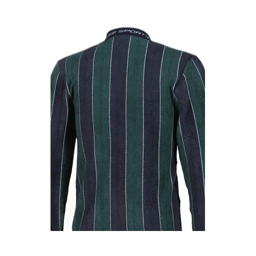 Sporty Logo Crew Neck / Grn Nvy