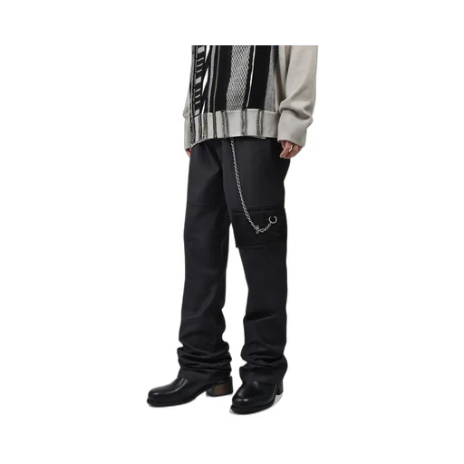Bootcut Wallet Trouser / Black