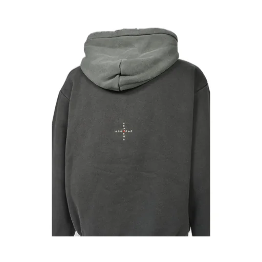 Swjp Zip Up Hoodie W/ Custom Studs Nubian / Gry