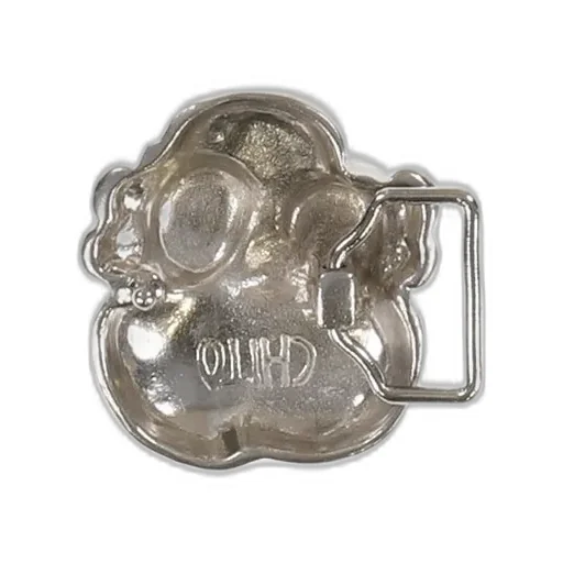 Finesse Pup Belt Buckle- Brass / Blk