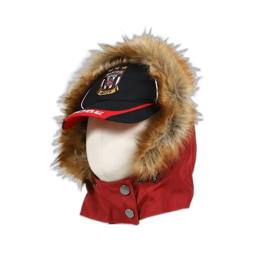 Parka Cap Hood / Red
