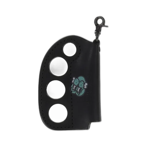 Leather Knuckle Lighter Case / Blk