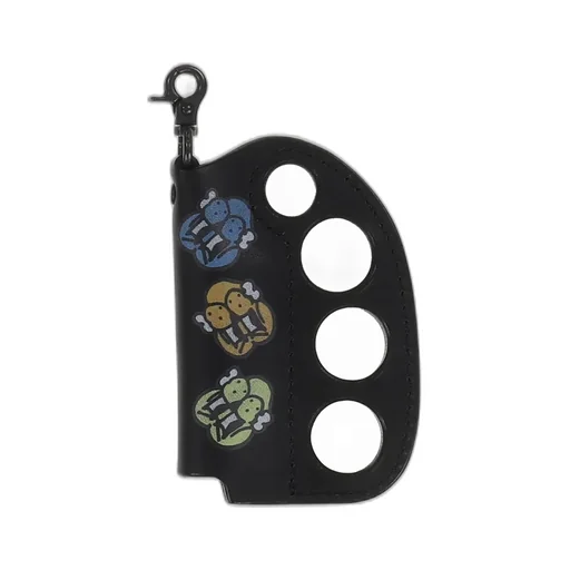 Leather Knuckle Lighter Case / Blk