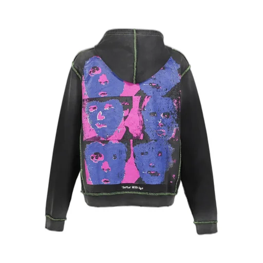Fuck Me Hoodie / Faded Black