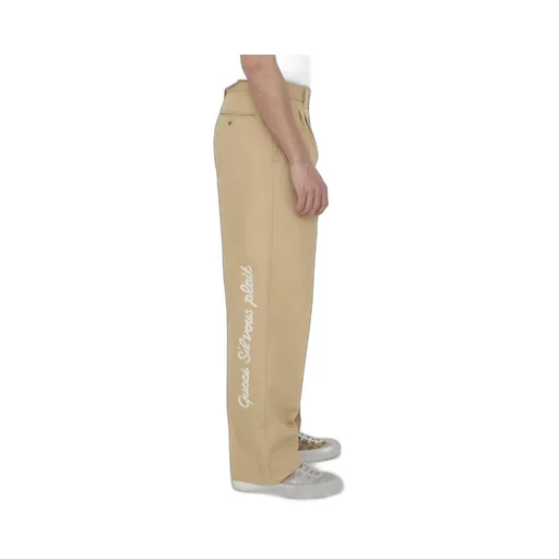 Gucci Logo Embroidered Pressed Crease Trousers