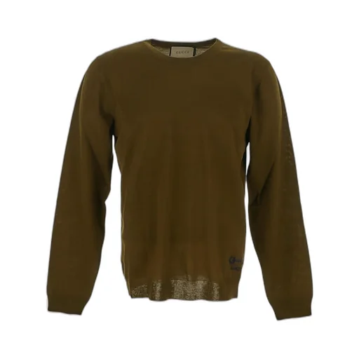 Gucci Logo Embroidered Crewneck Sweater