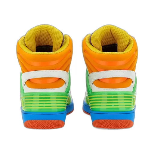 Gucci Panelled High Top Basketball Sneakers