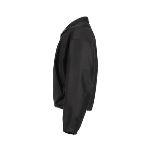 Draped Blouse In Moleskin / Black
