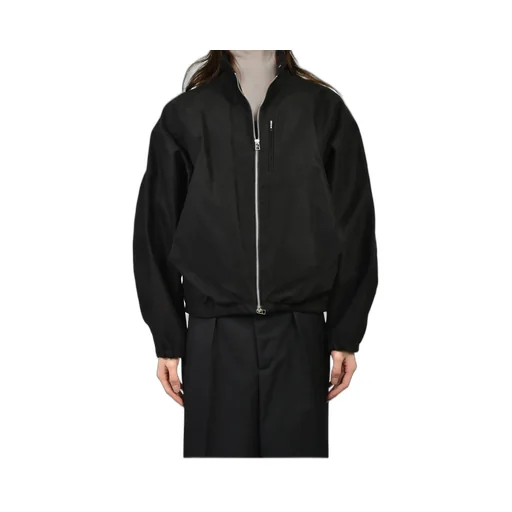 Draped Blouse In Moleskin / Black