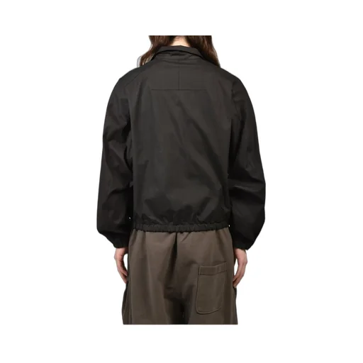 Draped Blouse In Cotton/Black