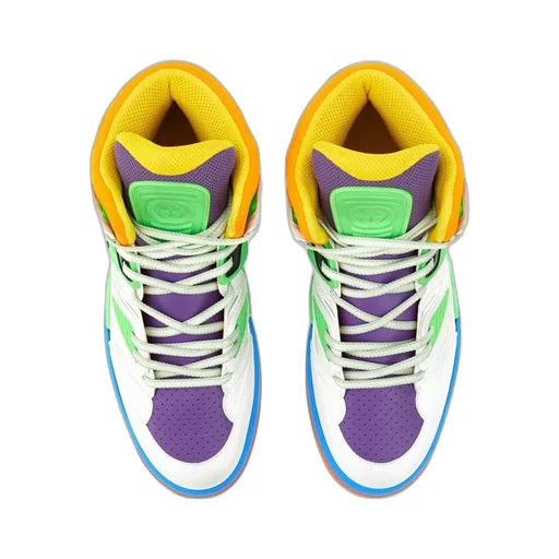 Gucci Panelled High Top Basketball Sneakers