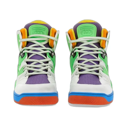 Gucci Panelled High Top Basketball Sneakers