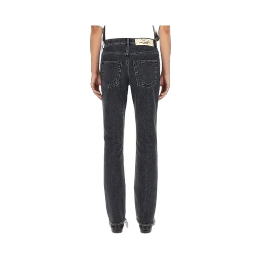 Gucci Raw Cut Hem Mid Rise Jeans