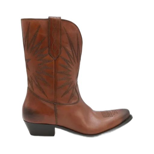 Golden Goose Deluxe Brand Wish Star Embroidered Boots