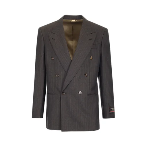 Gucci Houndstooth Stripe Jacket