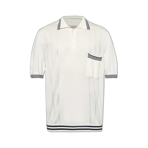 Golden Goose Deluxe Brand Short Sleeved Knitted Polo Shirt