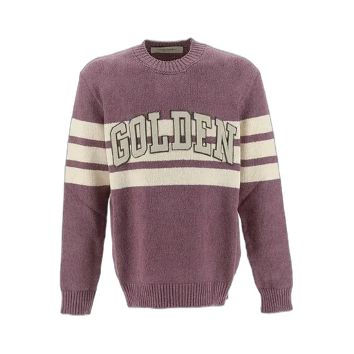 Golden Goose Deluxe Brand Logo Patch Knitted Jumper