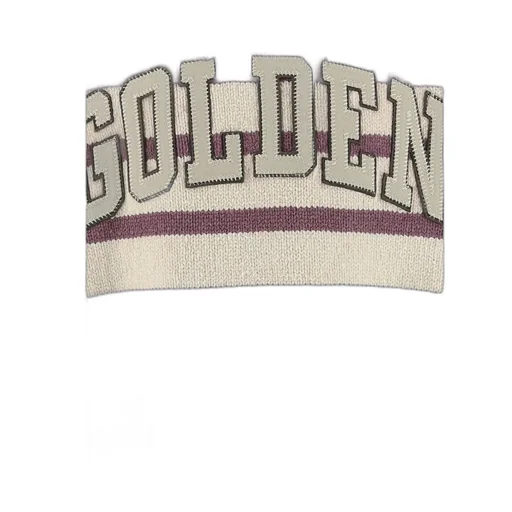 Golden Goose Deluxe Brand Logo Patch Knitted Jumper