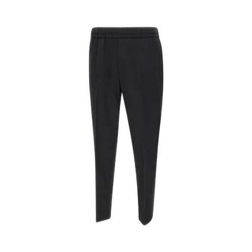 Golden Goose Deluxe Brand Logo-Plaque Straight-Leg Trousers