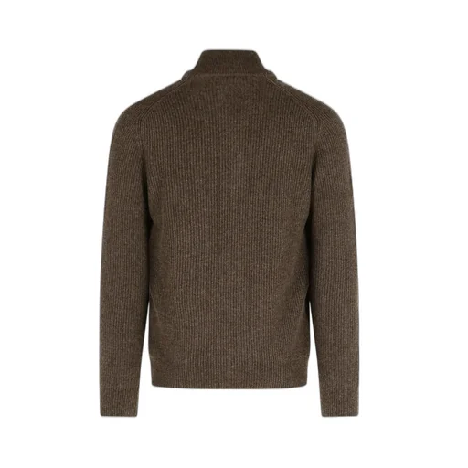 Gran Sasso High-Neck Zip-Up Cardigan