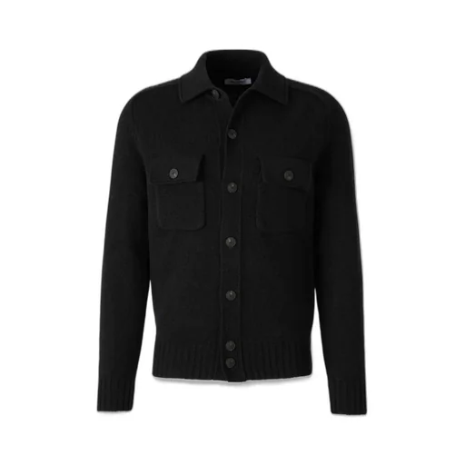 Gran Sasso Long Sleeve Buttoned Knitted Jacket